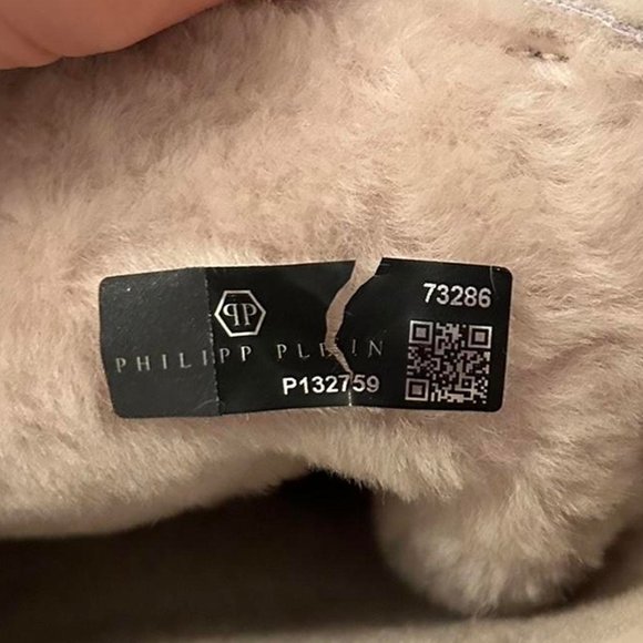 Philipp Plein Women's Cream Suede Boots - Picture 6 of 8